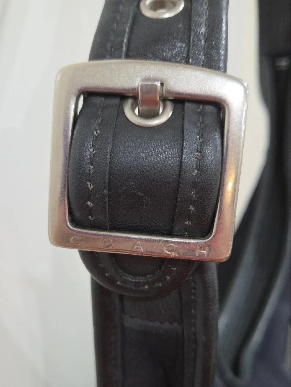 Coach F8C-6203 Black Neoprene ERGO Hobo Bag